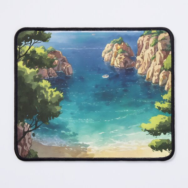 Item preview, Playa de Cala Macarella: Crystal-Clear Summer Cove designed and sold by LSVart.