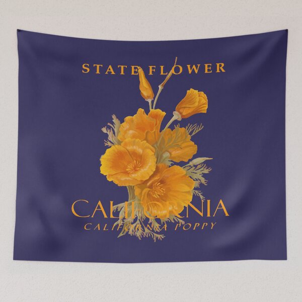Item preview, California Territory Flower The Poppy Flower designed and sold by taiche.