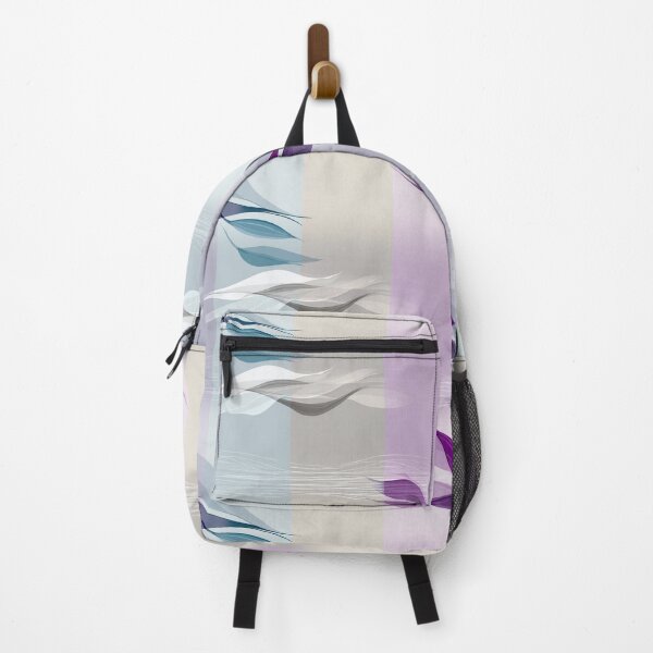 Item preview, Ethereal Flowing Stripes with Mauve, Blue, and Cream Accents designed and sold by Moisky Patterns.