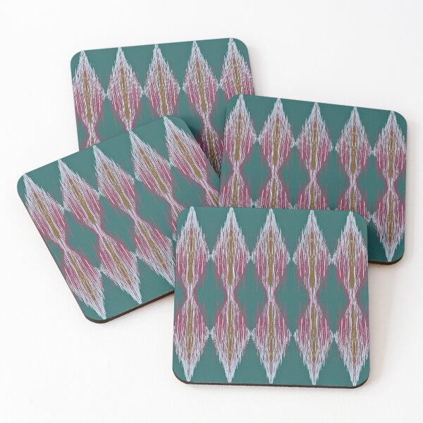 Item preview, Emerald Rhythm Ikat Pattern designed and sold by Glam-OOTD.