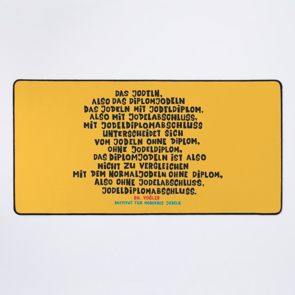 Item preview, The yodel diploma - Loriot - TV Kult - German designed and sold by Boogosh.