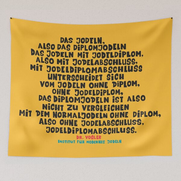 Item preview, The yodel diploma - Loriot - TV Kult - German designed and sold by Boogosh.