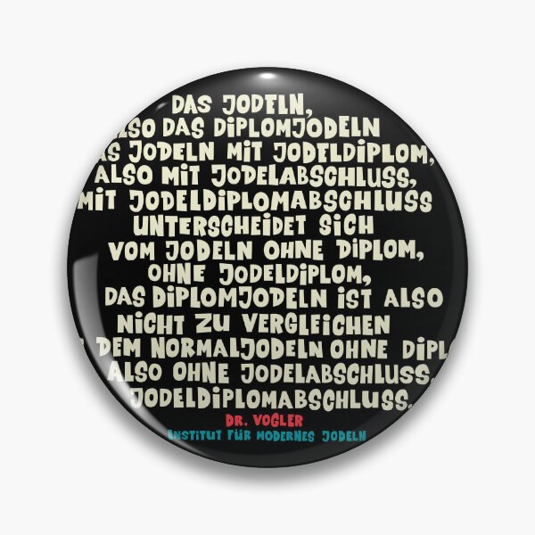 Item preview, The yodeling diploma - Loriot - TV Kult - German designed and sold by Boogosh.