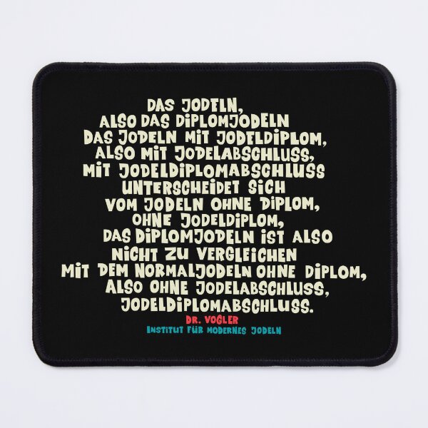 Item preview, The yodeling diploma - Loriot - TV Kult - German designed and sold by Boogosh.