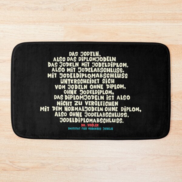 Item preview, The yodeling diploma - Loriot - TV Kult - German designed and sold by Boogosh.