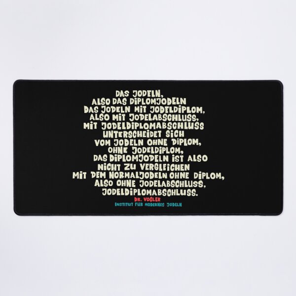 Item preview, The yodeling diploma - Loriot - TV Kult - German designed and sold by Boogosh.