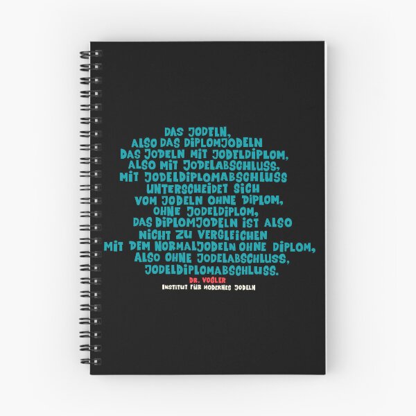 Item preview, The yodeling diploma - Loriot - TV Kult - German designed and sold by Boogosh.