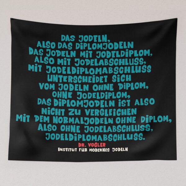 Item preview, The yodeling diploma - Loriot - TV Kult - German designed and sold by Boogosh.