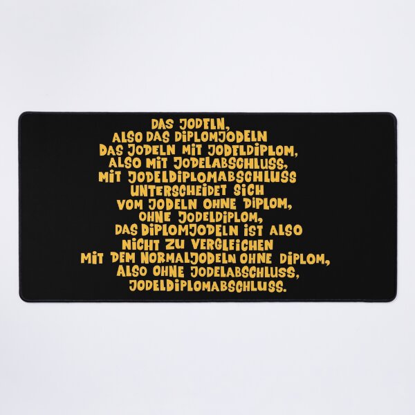 Item preview, The yodel diploma - Loriot - TV Kult - German designed and sold by Boogosh.