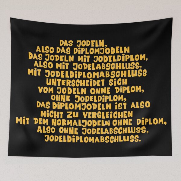 Item preview, The yodel diploma - Loriot - TV Kult - German designed and sold by Boogosh.