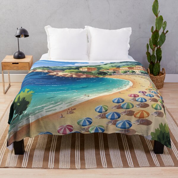 Item preview, Playa de Lloret de Mar, Costa Brava: Lively Summer Beach designed and sold by LSVart.