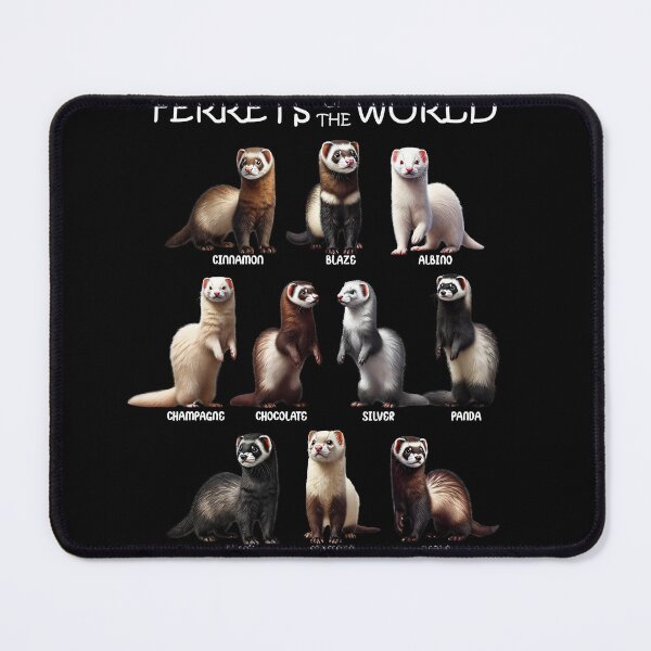Item preview, Ferrets of the World Animal Lover designed and sold by Kimberley King Art  King Art.