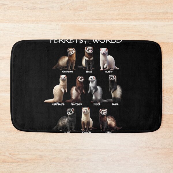 Item preview, Ferrets of the World Animal Lover designed and sold by Kimberley King Art  King Art.