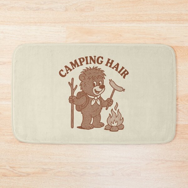 Item preview, Camping Hair Adventure Bear designed and sold by zzz888.