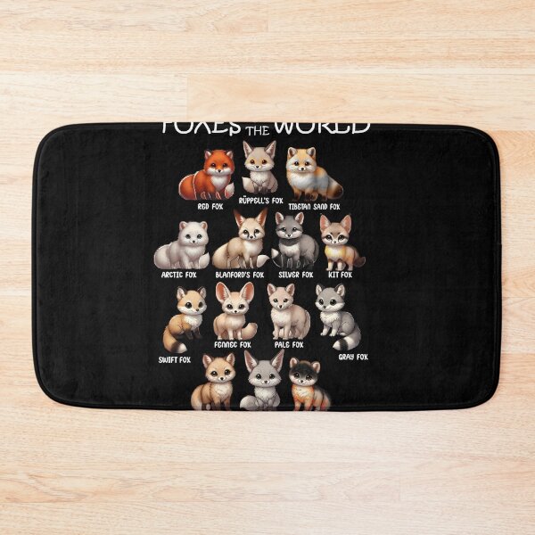 Item preview, Foxes of the World Animal Lover designed and sold by Kimberley King Art  King Art.