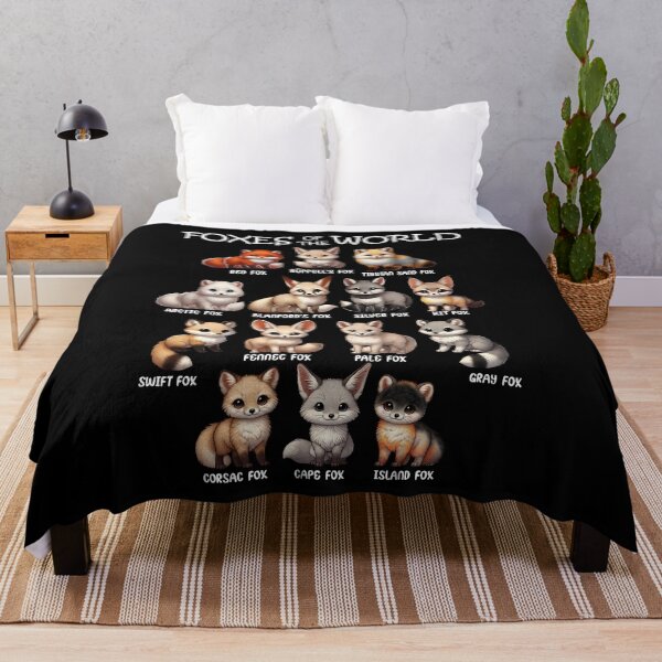 Item preview, Foxes of the World Animal Lover designed and sold by Kimberley King Art  King Art.