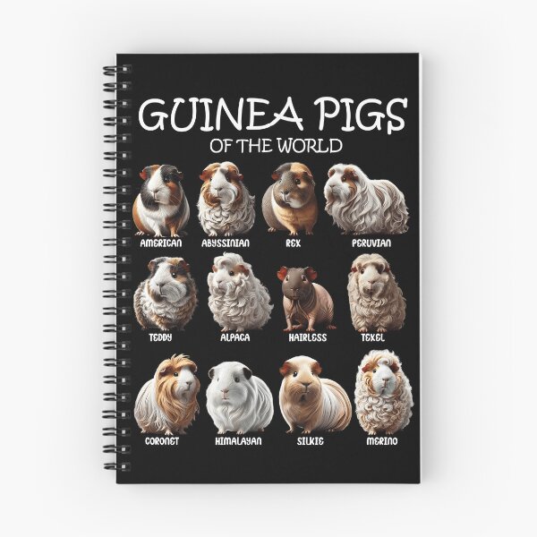 Item preview, Guinea Pigs of the World Animal Lover designed and sold by Kimberley King Art  King Art.