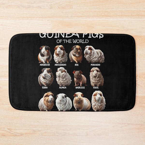 Item preview, Guinea Pigs of the World Animal Lover designed and sold by Kimberley King Art  King Art.