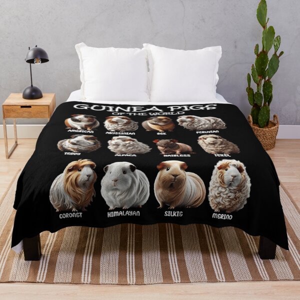 Item preview, Guinea Pigs of the World Animal Lover designed and sold by Kimberley King Art  King Art.