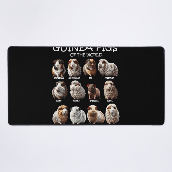 Item preview, Guinea Pigs of the World Animal Lover designed and sold by Kimberley King Art King Art.