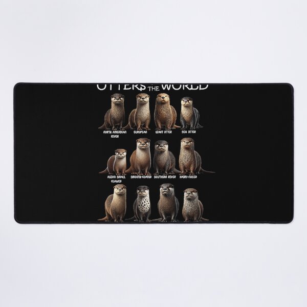 Item preview, Otters of the World Animal Lover designed and sold by Kimberley King Art  King Art.