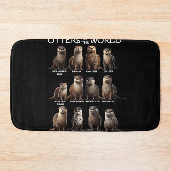 Item preview, Otters of the World Animal Lover designed and sold by Kimberley King Art  King Art.