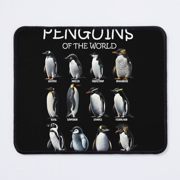 Item preview, Penguins of the World Animal Lover designed and sold by Kimberley King Art  King Art.