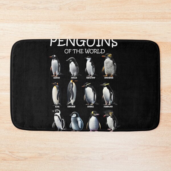 Item preview, Penguins of the World Animal Lover designed and sold by Kimberley King Art  King Art.