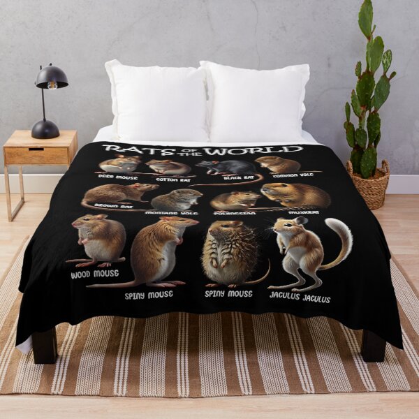 Item preview, Rats of the World Animal Mouse Lover designed and sold by Kimberley King Art  King Art.