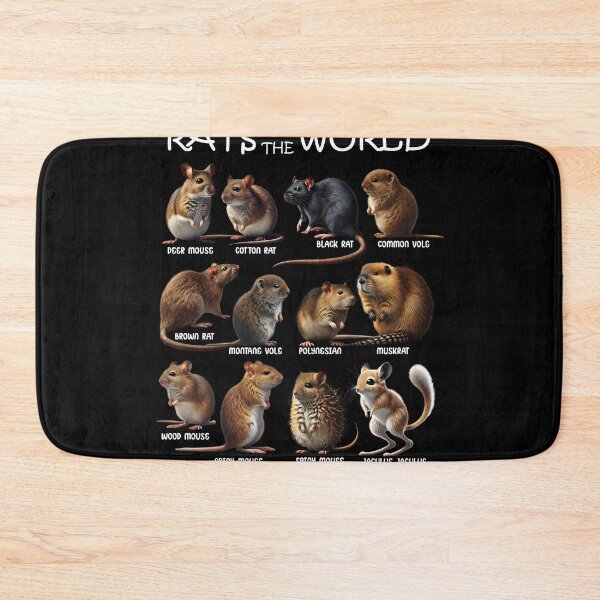 Item preview, Rats of the World Animal Mouse Lover designed and sold by Kimberley King Art  King Art.