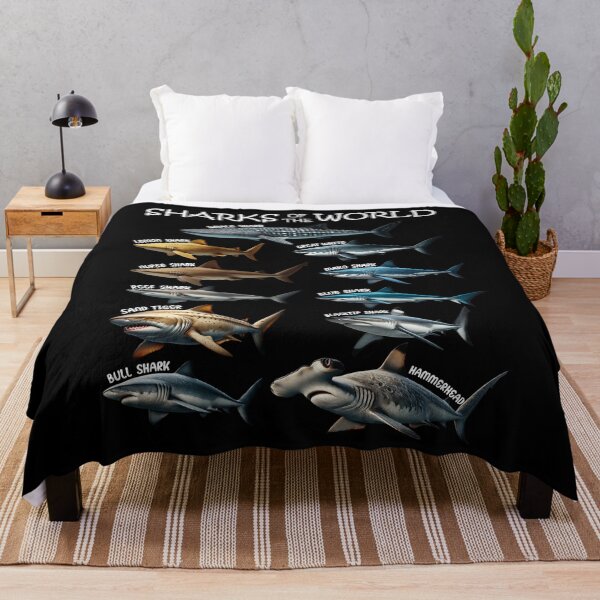 Item preview, Sharks of the World Animal Lover designed and sold by Kimberley King Art King Art.