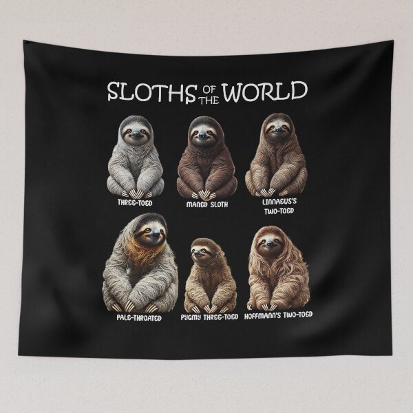 Item preview, Sloth of the World Animal Lover designed and sold by Kimberley King Art  King Art.
