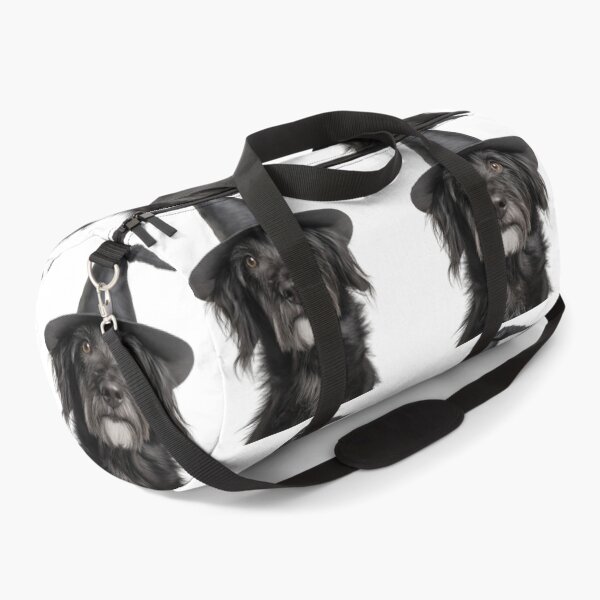 Item preview, Pyrenean Shepherd dog Wearing Halloween Witch Hat designed and sold by LazyOwlStore.