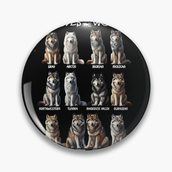 Item preview, Wolves of the World Animal Kitten Lover designed and sold by Kimberley King Art  King Art.