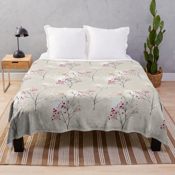 Item preview, Ethereal Botanical Stems with Beige, Pink, and Gold Accents designed and sold by Moisky Patterns.