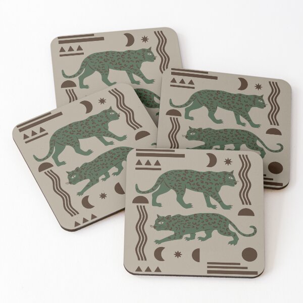 Item preview, olive green leopards designed and sold by anneamanda.