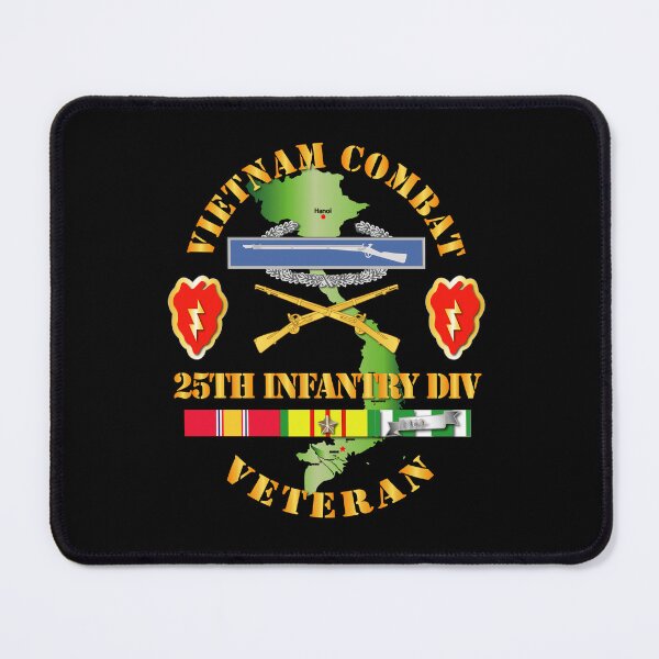Item preview, Army - Vietnam Combat Infantry Veteran w 25th Inf Div SSI V1 designed and sold by Military Insignia Products.
