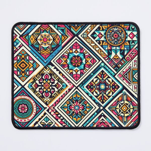 Item preview, Colorful geometric decorative pattern designed and sold by Dogandesighn.