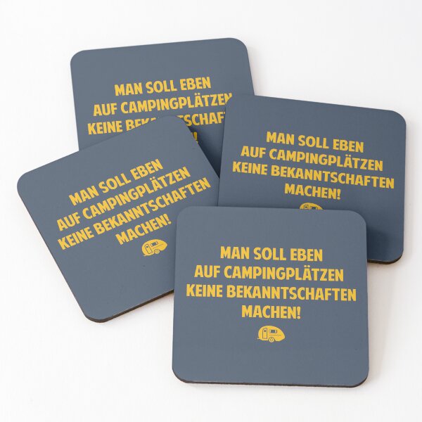 Item preview, You shouldn't make acquaintances on campsites - Loriot - TV Kult - German designed and sold by Boogosh.