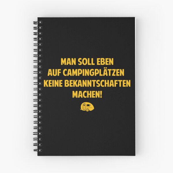 Item preview, You shouldn't make acquaintances on campsites - Loriot - TV Kult - German designed and sold by Boogosh.