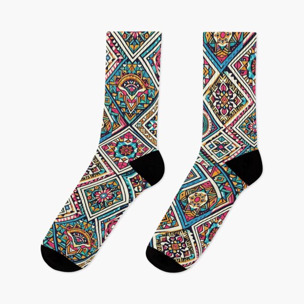 Item preview, Colorful geometric decorative pattern  designed and sold by Dogandesighn.
