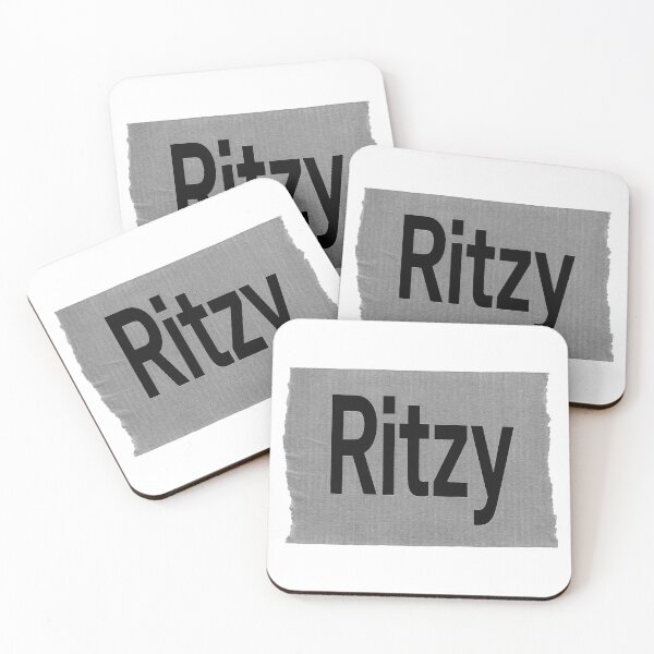 Item preview, “Ritzy” Duct Tape Label - Grit, Glam, and Zero Apologies designed and sold by POD DYNASTY | Original Print On Demand T-Shirt Graphics.