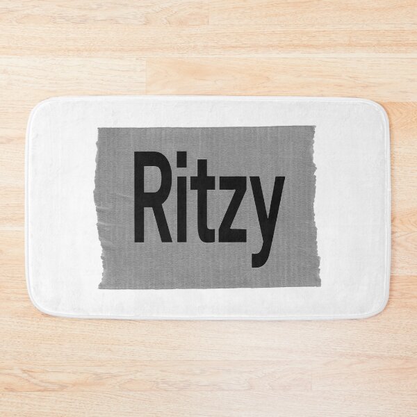 Item preview, “Ritzy” Duct Tape Label - Grit, Glam, and Zero Apologies designed and sold by POD DYNASTY | Original Print On Demand T-Shirt Graphics.