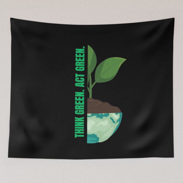 Item preview, THINK GREEN . ACT GREEN designed and sold by THKR-Co.