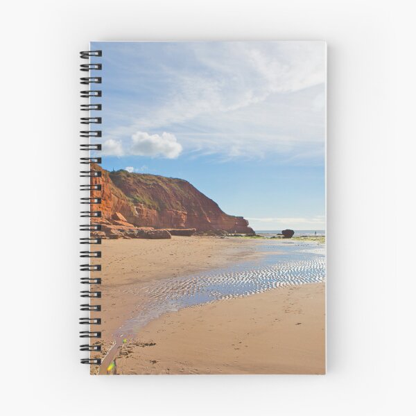 Item preview, Early Morning Sun on Jurassic Cliff Rock Beach designed and sold by NJCArtPhoto.
