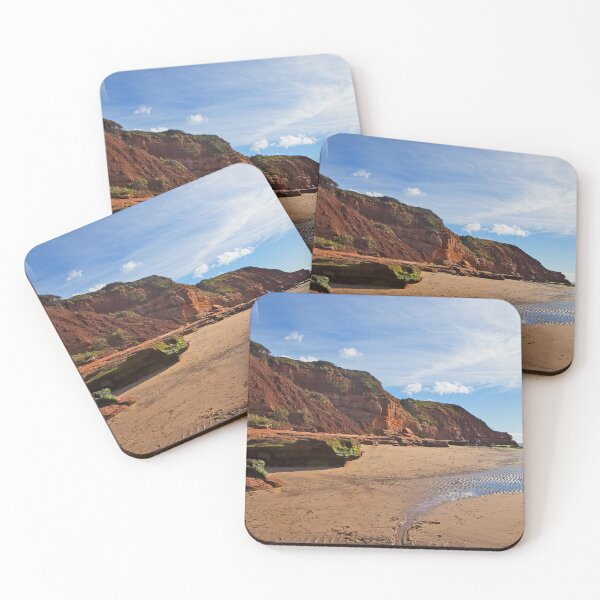 Item preview, Exmouth Jurassic Beach Cliff designed and sold by NJCArtPhoto.