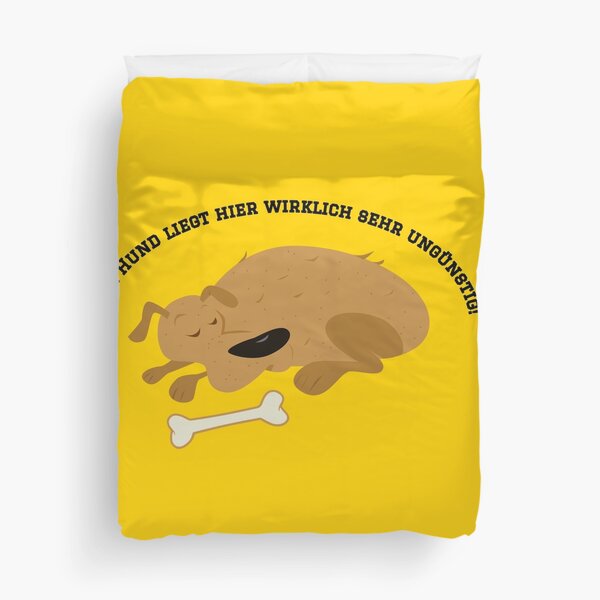 Item preview, The dog is lying here really in a very inconvenient way - Loriot - TV Kult - German designed and sold by Boogosh.