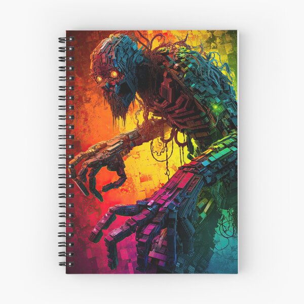 Item preview, Brick Monsters in a Dark Apocalyptic Wasteland designed and sold by Piotrek0001.