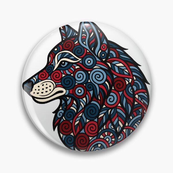 Item preview, Intricate wolf designed and sold by SpectrumShine.