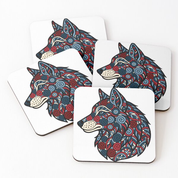 Item preview, Intricate wolf designed and sold by SpectrumShine.